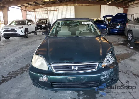 1999 Honda Civic Lx из США, поврежденный, VIN JHMEJ6678XS002053